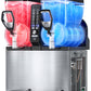 Commercial Slushie Machine, Margarita Daiquiri Wine Frappe Slush Frozen Drink Machine, 30L