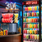 Commercial Slushie Machine, Margarita Daiquiri Wine Frappe Slush Frozen Drink Machine, 30L