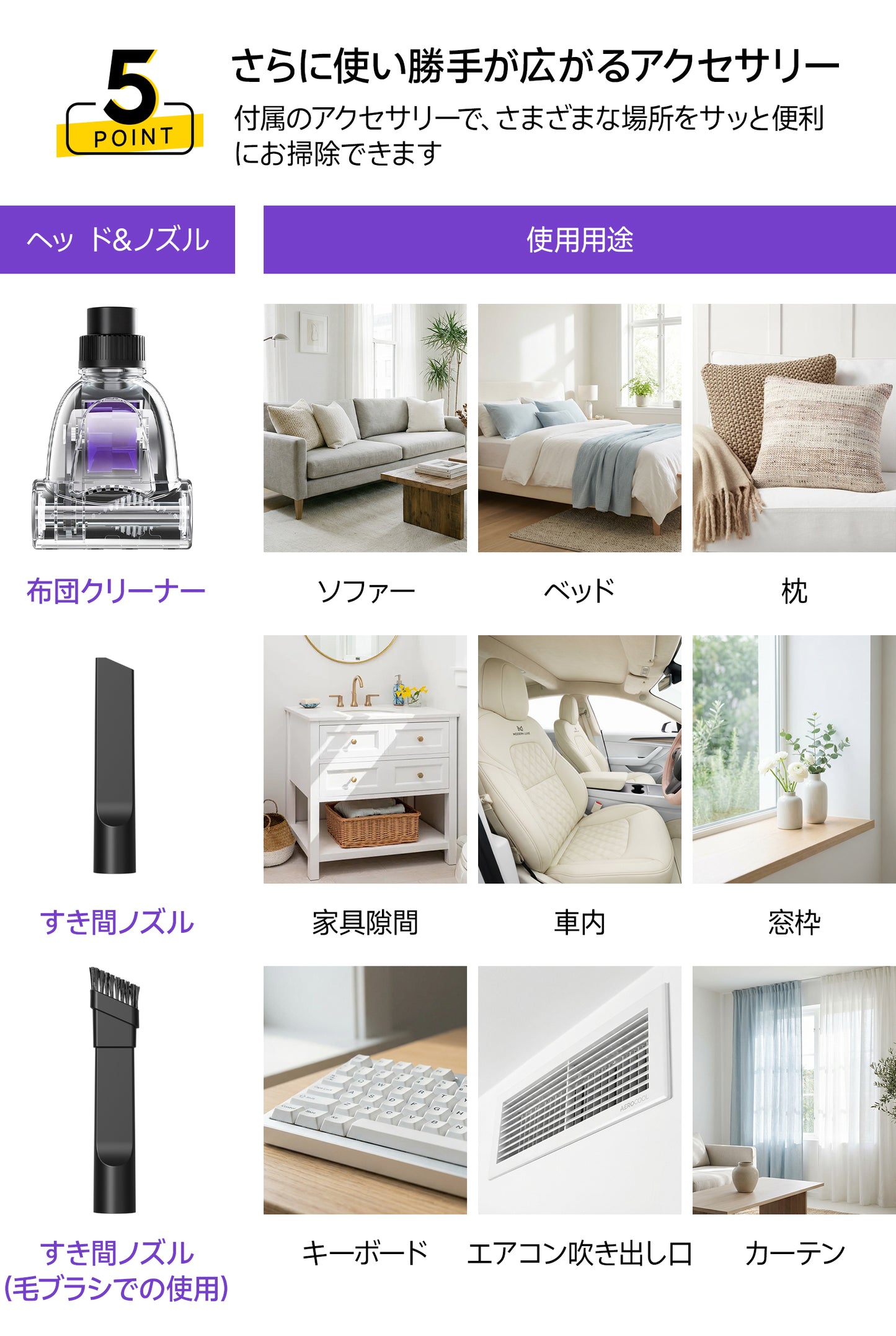 掃除機 コード式 布団ノズル付 50kpa強力吸引 超軽量 コード式掃除機 2WAY仕様 ハンディ スティッククリーナー 遠心分離 サイクロン式 多種類ノズル 紙パック不要 大容量ダストカップ カーペット/カーテンに適用 PSE認証済 3年保証期間