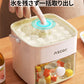 製氷皿 四角氷 氷24個 48個 保存容器付き 蓋付き 製氷器 製氷ケース 製氷・貯氷一体型 押し式 大容量 アイスキューブ 氷トレー 小分け 氷取り出しやすい 大容量 家庭用 冷凍保存 耐久性 お茶 コーヒー 飲み物 氷取りクリップ/日本語説明書付属
