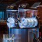 Commercial Slushie Machine, Margarita Daiquiri Wine Frappe Slush Frozen Drink Machine, 30L