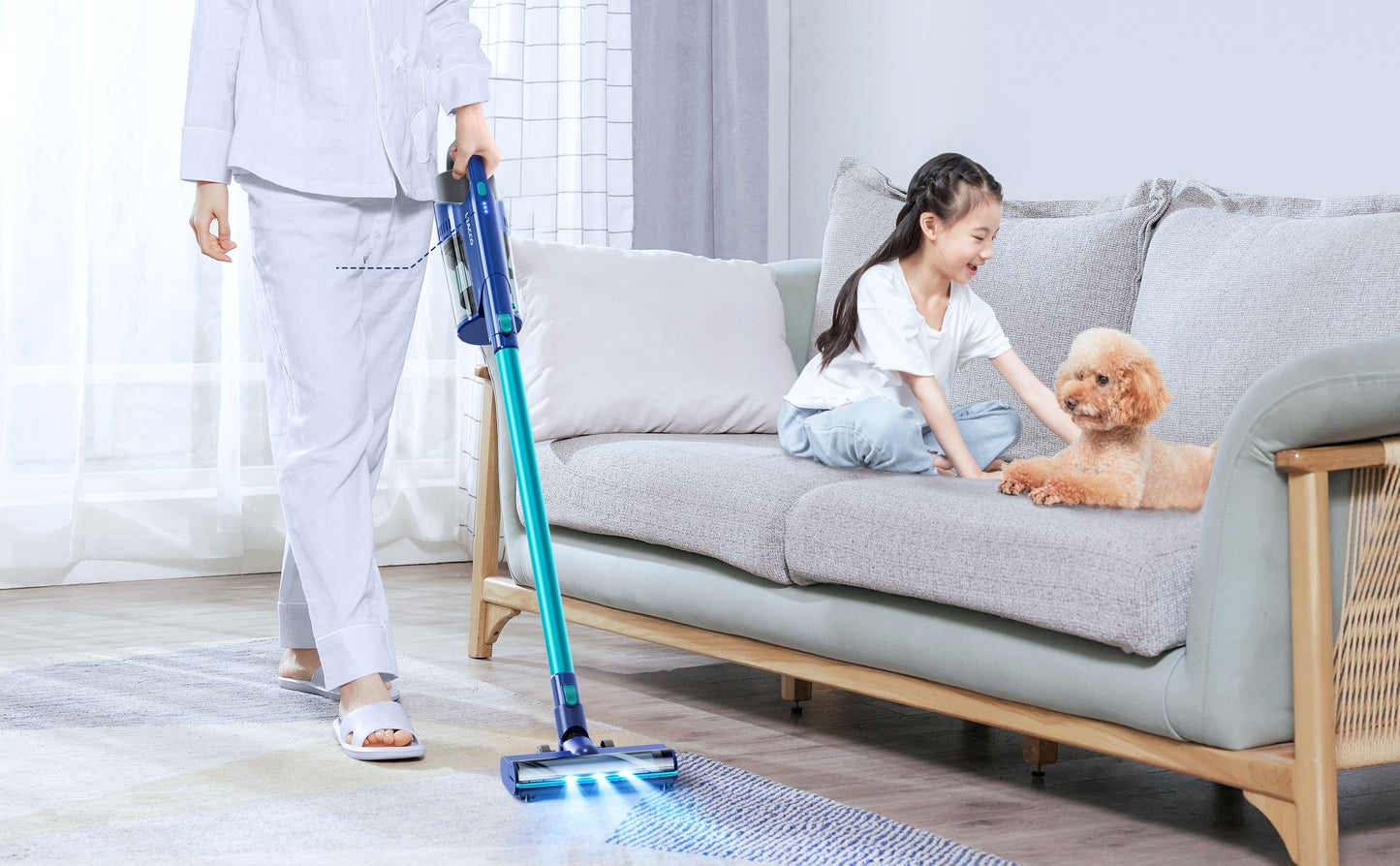 Leacco S31 Super Light Cordless LED Cordless Vacuum Cleaner